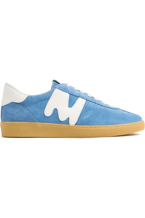 Msgm Sneakers Retro Trainer In Camoscio