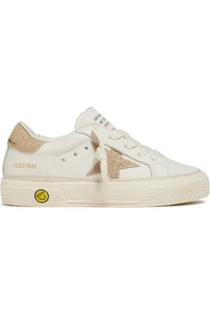 Golden Goose Sneakers May In Pelle Con Cristalli