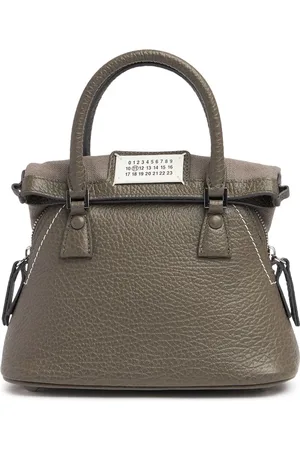 Maison Margiela Borsa Micro 5ac In Pelle Martellata