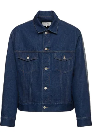 Maison Margiela Giacca In Denim Color Block