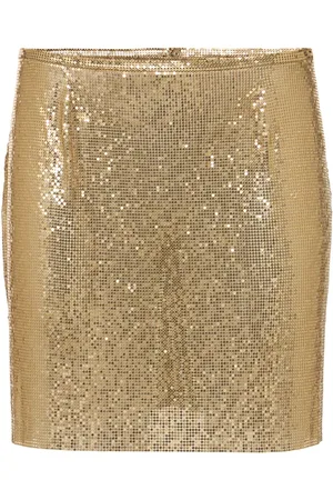 Paco rabanne Minigonna In Mesh