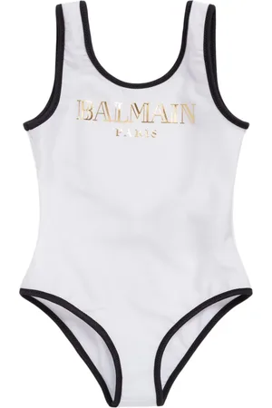 Balmain Costume Intero In Lycra Stampata