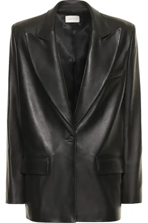 MAGDA BUTRYM Blazer Sartoriale Oversize In Pelle