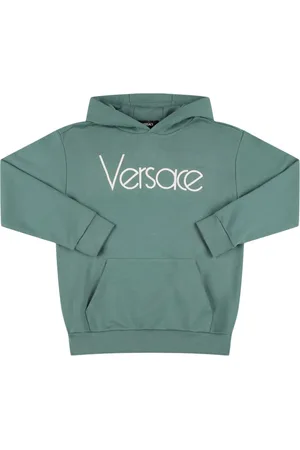 VERSACE Felpa In Cotone Con Cappuccio