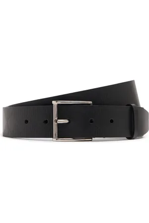 Burberry Cintura In Pelle Con Fibbia 35mm