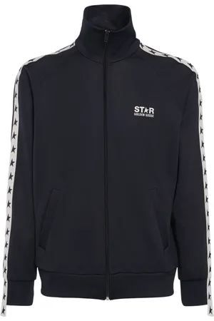 Golden Goose Giacca In Techno Jersey Con Zip