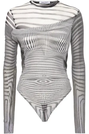 Jean Paul Gaultier Body Morphing In Mesh Stampato
