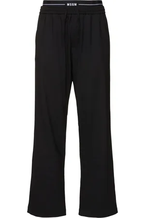 Msgm Pantaloni In Misto Lana