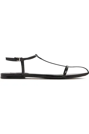 Jil Sander Sandali In Pelle Con T-bar 10mm