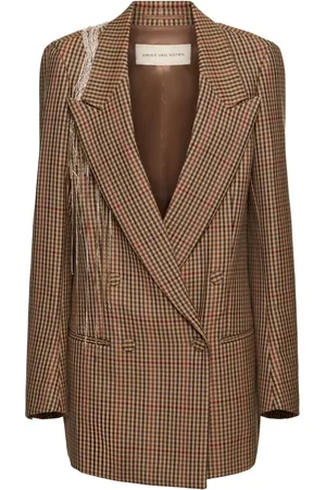 DRIES VAN NOTEN Blazer Blink In Lana Ricamata