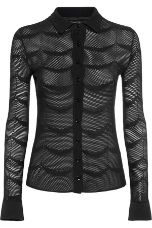 Tom Ford Camicia In Mesh Di Seta E Cotone