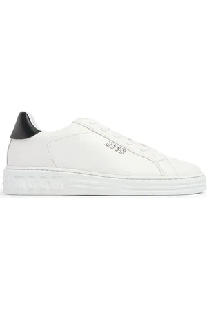 Msgm Sneakers Basse Iconic Cupsole In Pelle