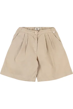 Il gufo Shorts In Drill Di Cotone Stretch