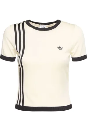 adidas T-shirt In Maglia Con Logo 3 Righe