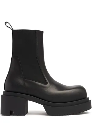 Rick Owens Stivali Beatle In Pelle