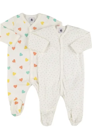 Petit Bateau Set Di 2 Tutine In Jersey Di Cotone