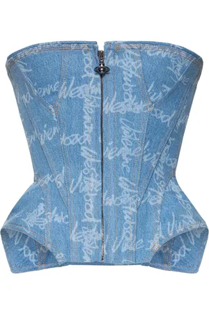 Vivienne Westwood Corsetto Cobrax In Denim