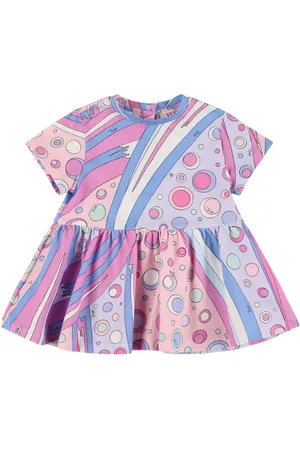 Puccini Vestito In Jersey Di Misto Cotone Stampato
