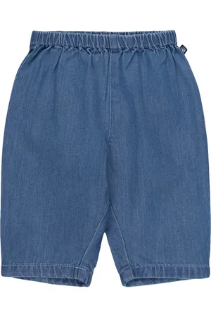 Petit Bateau Pantaloni In Cotone Chambray