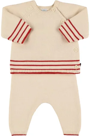 Petit Bateau Maglia E Pantaloni In Cotone Stampato