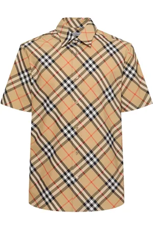 Burberry Camicia In Cotone Check