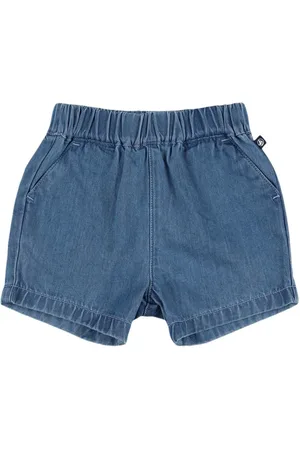 Petit Bateau Shorts In Cotone Chambray