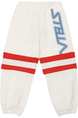 Stella McCartney Pantaloni In Felpa Di Cotone Con Logo