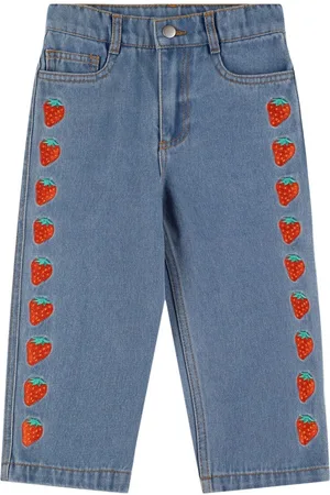 Tiny Cottons Jeans In Cotone Con Ricami