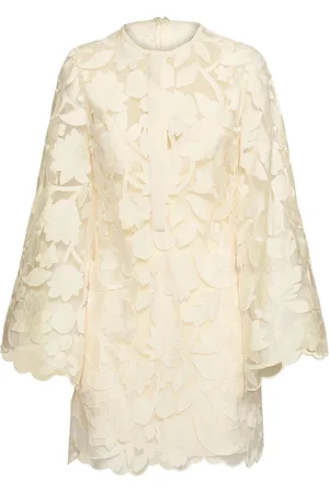 Elie saab Vestito In Tulle Ricamato
