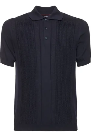 Brunello Cucinelli Polo In Cotone Chevron