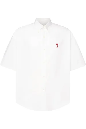 Ami Camicia Maniche Corte Boxy Fit Cotone