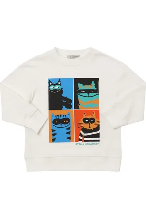 Stella McCartney Felpa In Cotone Stampato