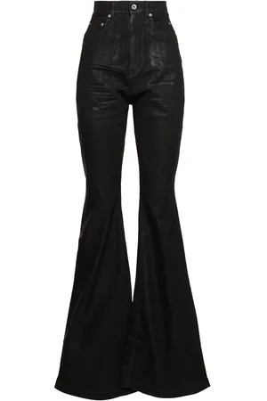 Rick Owens Jeans Bootcut Bolan In Denim