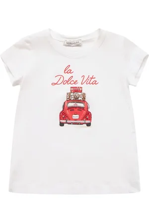 MONNALISA T-shirt In Jersey Stampata