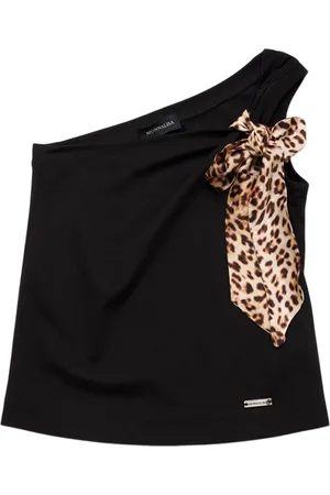 MONNALISA Top Con Cuciture Milano E Fiocco