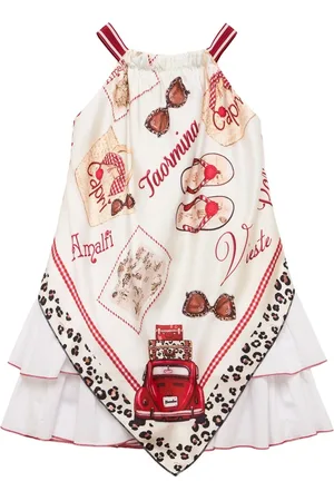 MONNALISA Vestito In Viscosa Stampata