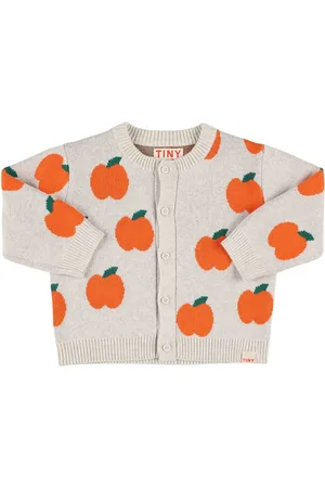 Tiny Cottons Cardigan In Maglia Di Cotone Jacquard