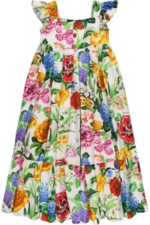 Dolce & Gabbana Vestito In Cotone Stampato