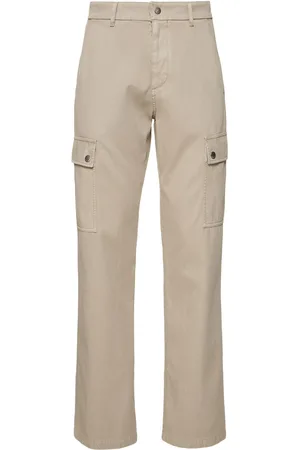 Burberry Pantaloni Cargo Tinti In Capo