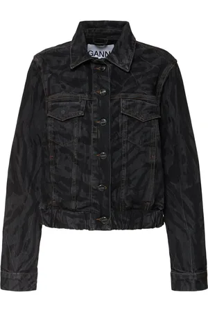 Ganni Bomber Lazer In Denim