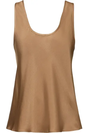 ANINE BING Tank Top Lea In Raso Di Seta