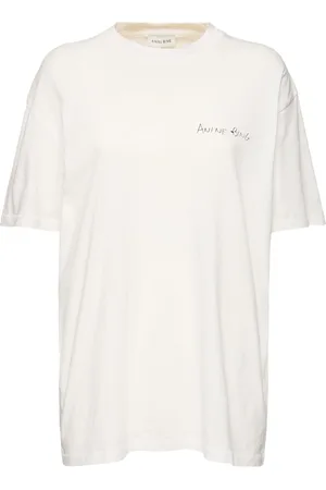 ANINE BING T-shirt Walker In Cotone Con Logo
