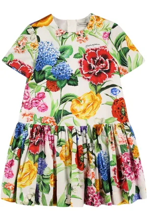 Dolce & Gabbana Vestito In Cotone Stampato