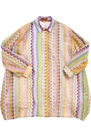 Missoni Vestito In Seta E Cotone Con Stampa