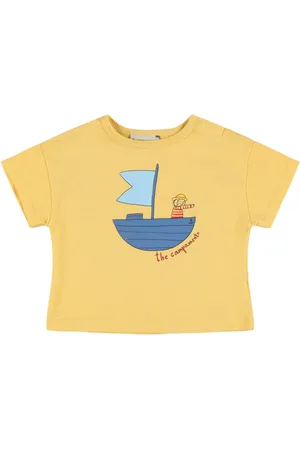 The Campamento T-shirt In Jersey Di Cotone Stampato