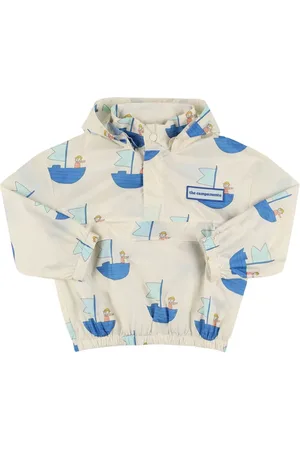 The Campamento Anorak Impermeabile In Nylon Stampato