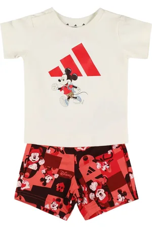 adidas T-shirt E Shorts In Jersey Di Misto Cotone