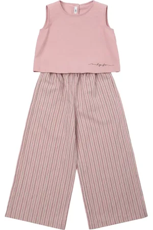 Il gufo Top E Pantaloni In Misto Viscosa