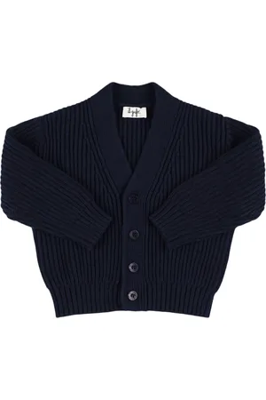Il gufo Cardigan In Maglia Di Cotone