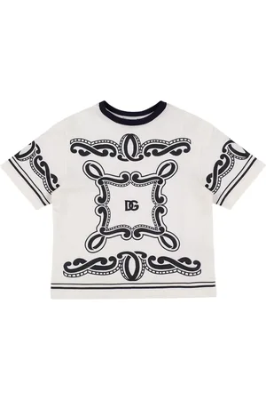 Dolce & Gabbana T-shirt In Jersey Di Cotone Stampato